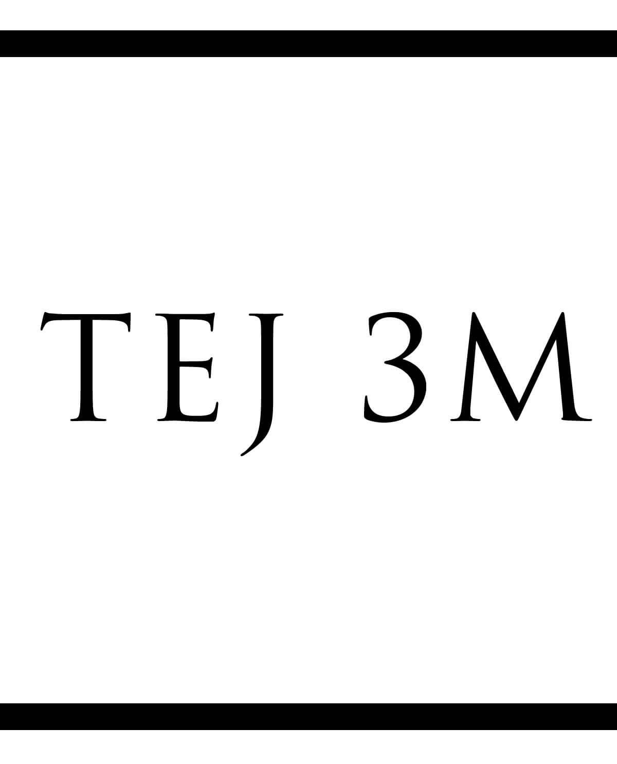 TEJ 3M Computer Engineering Technology